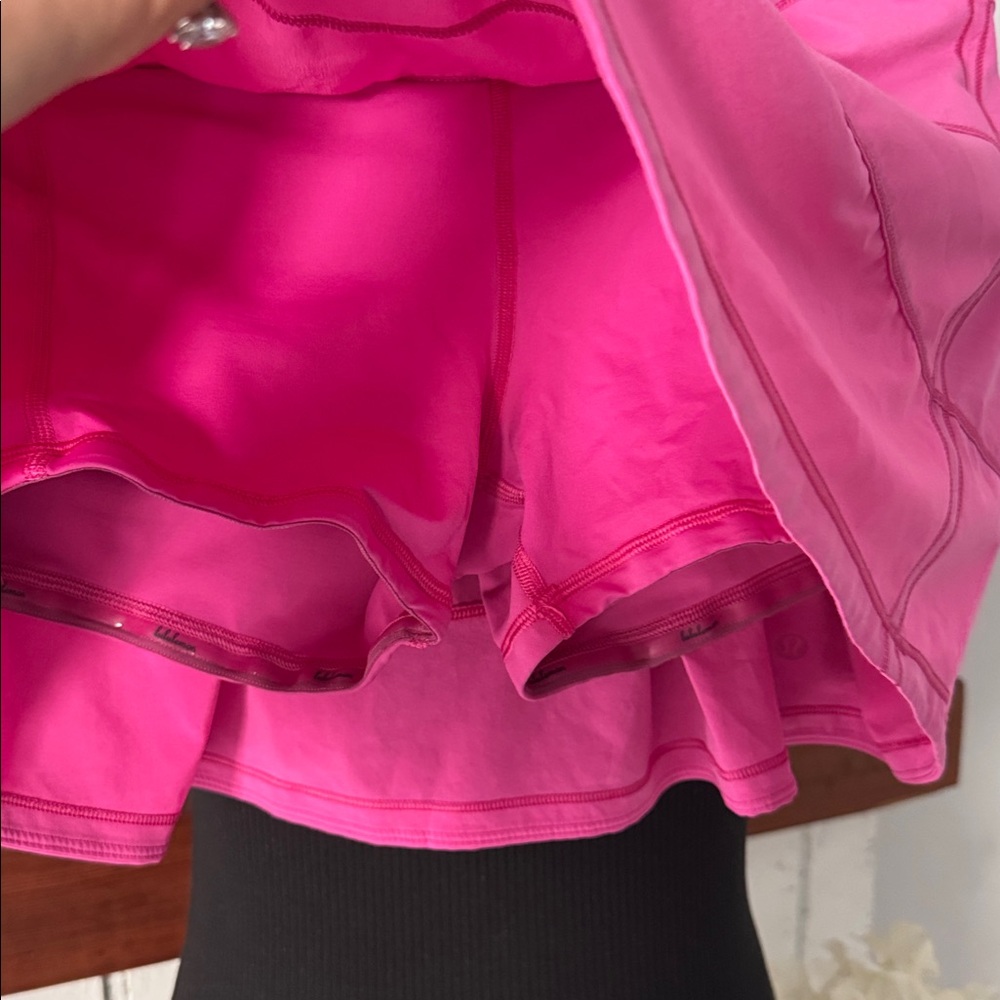 lululemon athletica sonic Pink Pace Rival Mid-Rise Skirt size 8 - Picture 6 of 7